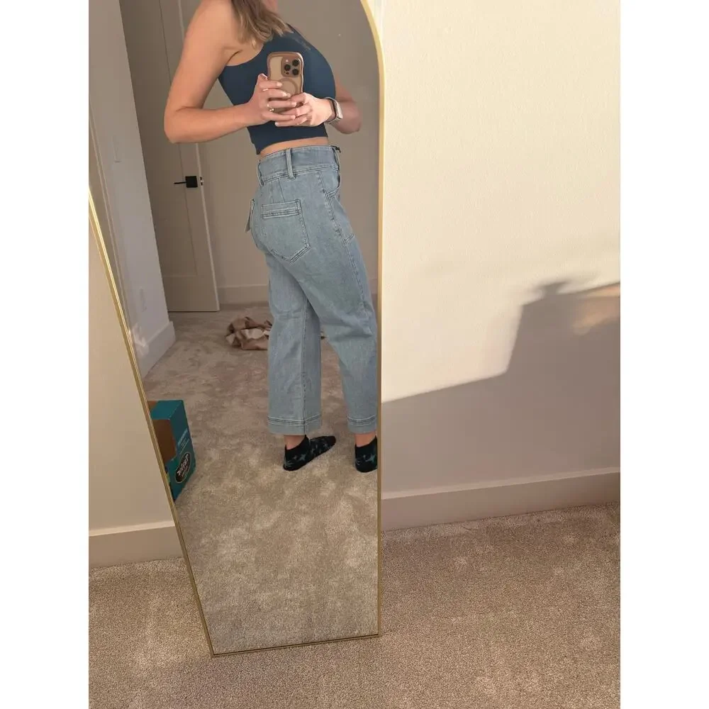 NWT Mica Super High Rise Wide Leg Jean 29 - Picture 4 of 14